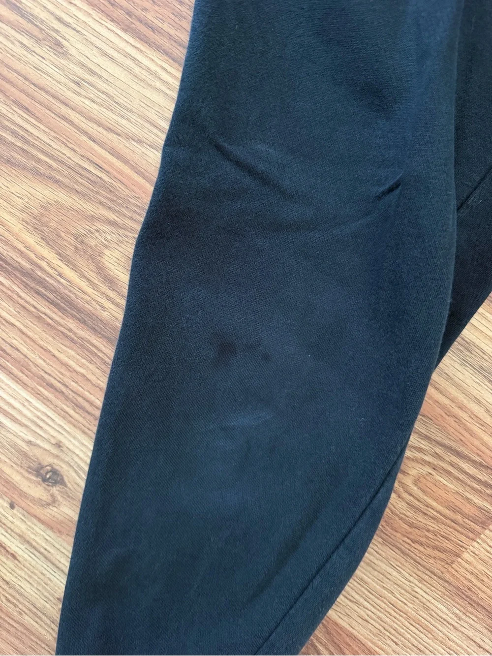 Nike Black Kids Fleece Joggers with White Swoosh